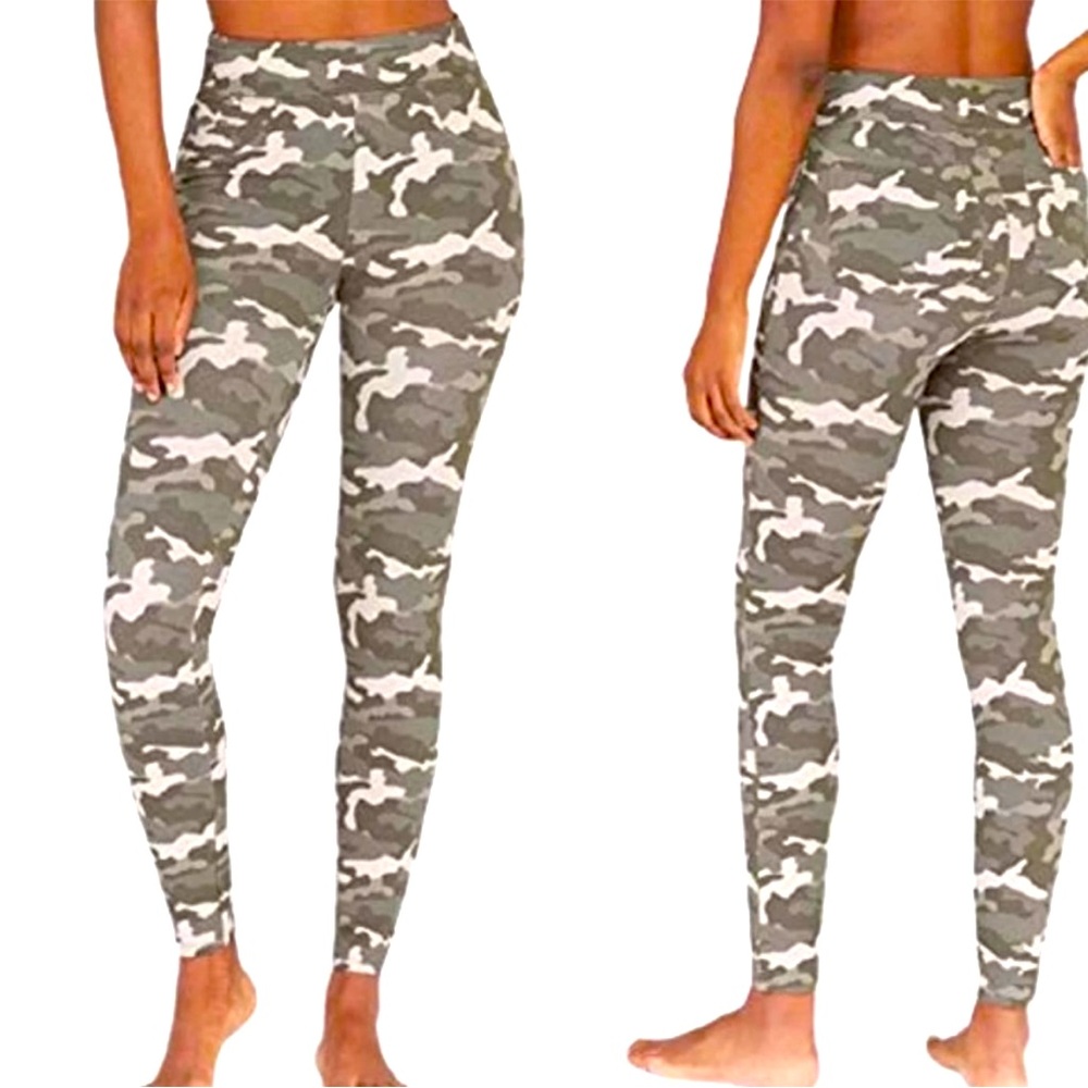 New SPANX Assets camo leggings jeggings M